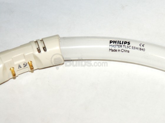 Philips 55W 12in Diameter HO T5 Cool White Circline Bulb | TL5C 55W/840  (FC12T5/841/HO) | Bulbs.com
