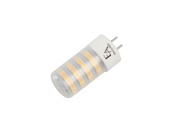 5W 12V 4000K 90 CRI JC LED Bulb, GY6.35 Base, Enclosed Fixture Rated | EA-GY6.35-5.0W-001-409F-D | Bulbs.com