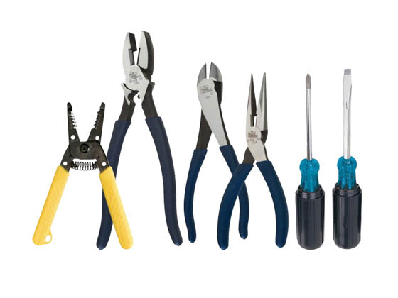 Ideal Industries 30-727 Ideal 6 Piece Electricians Set With Pliers, Screwdrivers and Wire Stripper