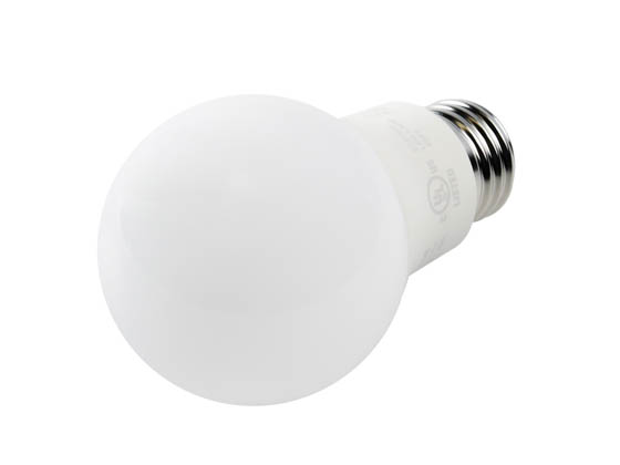 Non-Dimmable 4100K Rough Service LED Bulb, Enclosed Fixture | LED8.5A19/F/841/10YV/RS/RP2 | Bulbs.com
