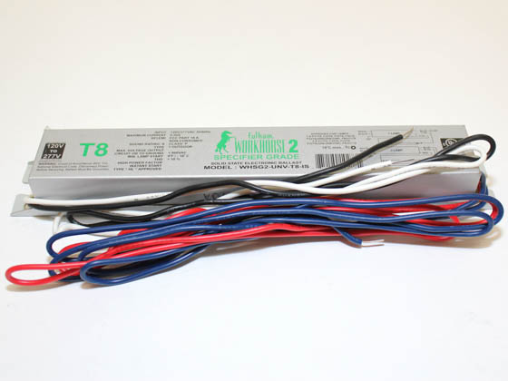 Fulham WHSG2-UNV-T8-IS WorkHorse 2 Specifier Grade Electronic Ballast, 120V to 277V