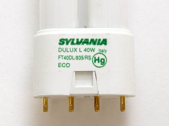 Sylvania SYL20585 FT40DL/835/RS/ECO 40W 4 Pin 2G11 Neutral White Long Single Twin Tube CFL Bulb