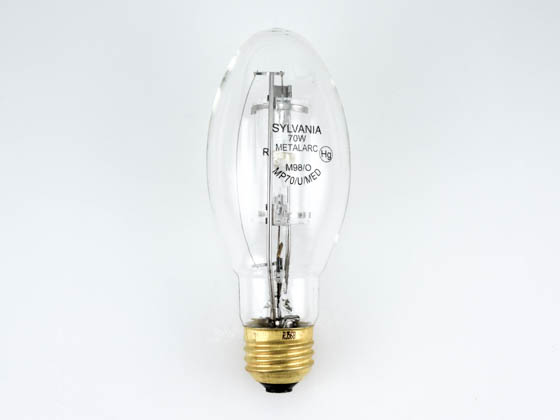 Sylvania SYL64547 MP70/U/MED 70W Clear ED17 Protected Soft White Metal Halide Bulb