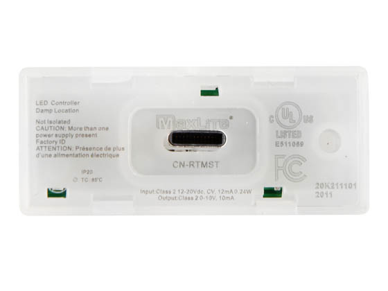 MaxLite 105564 CN-RTMST Basic Microwave Motion Sensor/Photocell Node for Maxlite C-Max Control Ready Fixtures