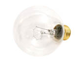Bulbrite B331040 40G25CL3 (130V) 40W 130V G25 Clear Globe Bulb, E26 Base