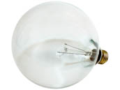 Bulbrite 351025 25G40CL (125V) 25W 125V G40 Clear Globe Bulb, E26 Base