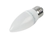 TCP LED5E26B1127KF Dimmable 5W 2700K Decorative Frosted LED Bulb, E26 Base