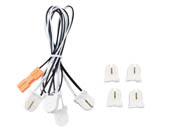 MaxLite 14098786 G5KIT4 T5 Retrofit Wiring Harness For 4-Lamp Bypass Single-End Powered LED T5 Bulb