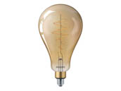 Philips Lighting 479253 5.5A50/VIN/820/CL/G/ND Philips Non-Dimmable 5.5W 2000K Vintage A50 Filament LED Bulb, Enclosed Rated