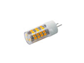 Bulbrite 770576 LED4GY8/30K/120/D Dimmable 4.5W 3000K T6 LED Bulb, GY8 Base, Enclosed Rated