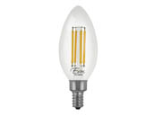 Euri Lighting VB10-3050cec-4 Dimmable 5.5W 5000K 90 CRI Decorative LED Bulb, E12 Base, Enclosed Fixture and Wet Rated, JA8 Compliant