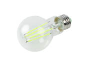 TCP RFLA19GR Dimmable 8 Watt Green A19 Filament LED Bulb