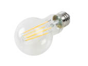 TCP FA19D4024E26SCL92 4.5W Dimmable A-19 AmberGlow LED 24K Filament Lamp. Clear Finish