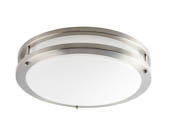Energetic Lighting 40050 E3FMB1522T-93050 Dimmable 14" Flush Mount LED Ceiling Fixture, Wattage and Color Selectable, 93 CRI