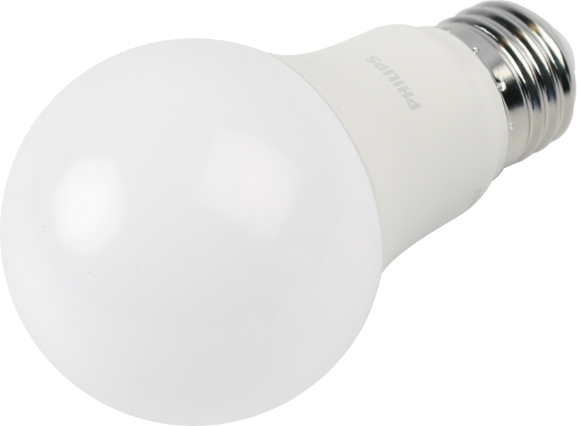Philips Dimmable 8.8W 2700K A19 LED Bulb, 90 CRI, Title 20 Compliant, Enclosed Fixture Rated