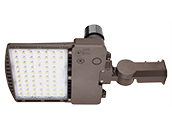 Dimmable LED Area Fixture With Slipfitter Mount & Photocell, Type III, Wattage Selectable (60W/90W/120W/140W) & Color Selectable (3000K/4000K/5000K), 400 Watt Equivalent
