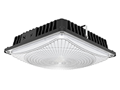 NaturaLED Wattage & Color Selectable LED Canopy Fixture, 250 Watt Equivalent